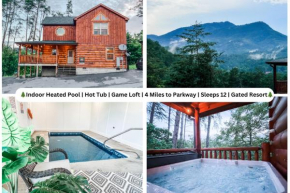 Indoor Heated Pool Hot Tub Cabin